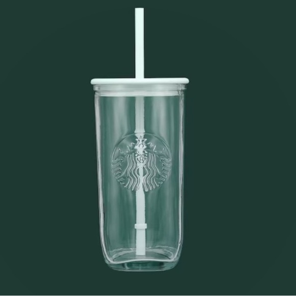 ✨Starbucks recycled glass cup✨ - Picture 1 of 3